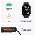 Apple Watch Ultra 3 GPS + Cellular, koperta 49 mm z tytanu w kolorze naturalnym, bransoleta mediolańska z tytanu w kolorze naturalnym - rozmiar L