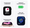 Apple Watch Series 11 GPS + Cellular koperta 46 mm z tytanu w kolorze złotym, pasek sportowy w kolorze łagodnego różu - rozmiar M/L