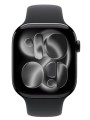 Apple Watch Series 11 GPS + Cellular, koperta 42 mm z tytanu w kolorze naturalnym, pasek sportowy w kolorze górskiej szarości - rozmiar M/L
