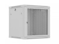 Lanberg Szafa instalacyjna rack wisząca 12U 600x600 szara drzwi perforowane (flat pack)