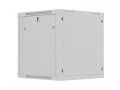 Lanberg Szafa instalacyjna rack wisząca 12U 600x600 szara drzwi perforowane (flat pack)