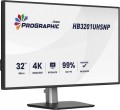 IIYAMA Monitor 31.5 cala ProGraphic HB3201UHSNP-B1 4K,IPS BLACK 2.0,450cd,VESA USB-c dock(PD:96W),HDMI,DP,DAISY/CHAIN,4xUSB,RJ45,3000:1,sRGB:100%,DCI-