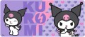 Kids Euroswan Mata podkładka pod myszkę 80x35cm Kuromi Hello Kitty