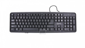 Gembird Klawiatura standardowa USB Cyrylica KB-U-103-RU czarna