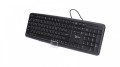 Gembird Klawiatura standardowa USB Cyrylica KB-U-103-RU czarna