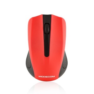 MODECOM Bezprzewodowa mysz optyczna WM9 Czarno-czerwona