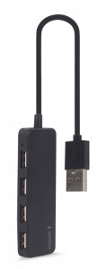 Gembird HUB USB 2.0 4-porty, czarny