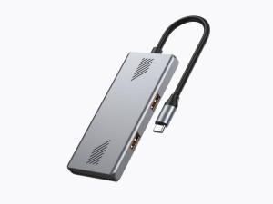 Gembird HUB 4-portowy USB 3.2 (Gen 2) typu C z 4 portami A + C