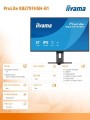 IIYAMA Monitor 27 cali XB2797HSN-B1 IPS,FHD,HAS150 ,350cd,1ms                HDMI, DP,USB-C DOCK 65W, 4xUSB HUB, RJ45