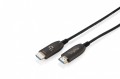 Digitus Kabel połączeniowy hybrydowy HDMI AOC | HDMI-A męski-męski | HDMI 2.1 | UHD-2 8K@60Hz | 48Gbps |HDR, eARC, HDCP 2.2, CEC | 50m