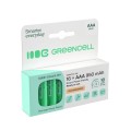 Green Cell Akumulatorki paluszki 16xAAA HR03 950mAh