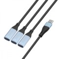 TB Kabel USB C splitter - 3x USB C